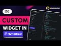 Custom Widget in Flutter Flow | FlutterFlow Tutorial [Hindi]