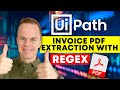 How to extract data from PDF's with RegEx in UiPath - Full Tutorial