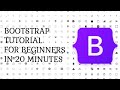 Bootstrap 4 Tutorial | Bootstrap Tutorial For Beginners | Make Basic Bootstrap Template in 20Minutes