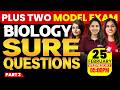 Plus Two Biology Model Exam | Sure Questions | Part 2 | Exam Winner