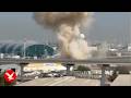 Dubai airport drone attack sparks chaos as flights are suspended