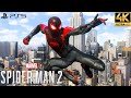Marvel's Spider-Man 2 PS5 - Miles Morales Free Roam Gameplay (4K 60FPS)