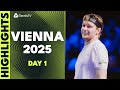 Bublik faces Tabilo; De Minaur, Khachanov \u0026 Griekspoor  in Action | Vienna 2025 Day 1 Highlights