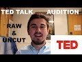 My TED Talk Audition... Why Aren't You Happy? | RAW AND UNCUT
