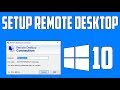 How To Setup Remote Desktop Connection in Windows 10