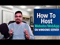Host Your First Website on Windows Server Today | How to Host Website on Windows Server