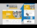 How to Design a Business Website Template | Adobe Photoshop Tutorial | Speed Art | Grafix Mentor