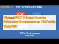 Virtual PDF Printer How to Print Any Document as PDF with VeryPDF