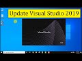 How to update Microsoft Visual Studio 2019 on Windows 10