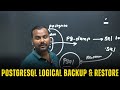PostgreSQL Logical Backup \u0026 Restore | Explained by Ankush Sir