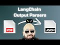 Easiest Way to Convert a PDF to JSON using LangChain Output Parsers