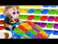 Macaquinho Bon Bon vira Batman e encontra Cars de gelatina colorida usando seus superpoderes