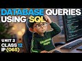 Database Query Using SQL | Class 12 IP Unit 2 | Informatics Practices One Shot