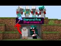 Minecraft Manhunt But Shearing Drops OP Items