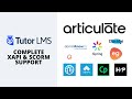 Use xAPI or SCORM Content on Tutor LMS with Advanced Tracking