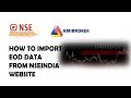 HOW TO IMPORT EOD DATA FROM NSEINDIA SITE TO AMIBROKER || STEP BY STEP