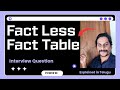 What is a Fact-less Fact Table? | Data Warehouse Telugu Guide for Beginners