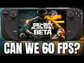 Call Of Duty Black Ops 6 BETA on Steam Deck - 60 FPS Possible? #pcgamepasspartner