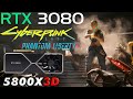 RTX 3080 + 5800X3D - Cyberpunk 2077: Phantom Liberty | 1440P High Settings | Native \u0026 DLSS Quality