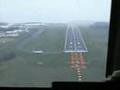 LUX_747 Rwy06 ILS Landing in Haze Luxembourg