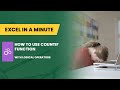 HOW TO USE COUNTIF FUNCTION WITH LOGICAL OPERATORS BY EXCEL IN A MINUTE solutions