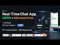 Build a Real-Time Chat App with MERN, RabbitMQ \u0026 Microservices | Socket.IO, Redis, AWS Deployment