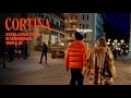 Cortina Ski Village in the Heart of Dolomites, Italy Walking Tour - 4K