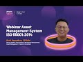 Webinar Asset Management System ISO 55001:2014 - dilatih.co