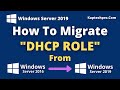 DHCP Migration From Windows Server 2016 To Windows Server 2019