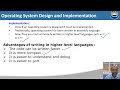 Operating system design and implementation