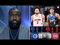 Kendrick Perkins reacts to Cade \u0026 Paolo went bucket for bucket in Game 5 Pistons beat Magic 116-109