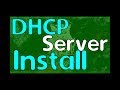 DHCP Server install, configure on CentOS 7