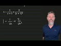11 Adv Algebraic Techniques Algebraic Fractions