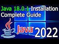 How to Install Java 18.0.1 on Windows 10/11 [2022 Update] JAVA_HOME, JDK installation Complete Guide