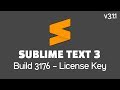 Sublime Text 3 Build 3176 License Key (100% Work) - Tutorial #1