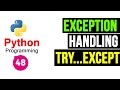 Python Programming Tutorial - Exception Handling (Part-1)