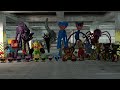 All Poppy Playtime Monsters Chase in an abandon Mall Parking | Garry's Mod