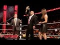 The McMahon family celebrates Triple H's Royal Rumble Match victory: Raw, January 25, 2016