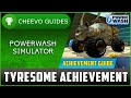 Powerwash Simulator - Tyresome - Achievement Guide (Cleaning The Monster Truck Tires)