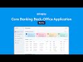 Demo of Core Banking Back-office App | Core Banking Software | Core Banking Platform | Advapay