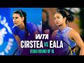 Sorana Cirstea vs. Alexandra Eala | 2026 Dubai Round of 16 | WTA Match Highlights