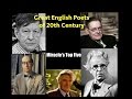 Miracle's Top Five : Great English Modern Poets [ 20th century ]