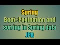 30.Pagination and sorting in Spring data JPA