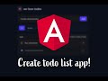 Build a Todo App in Angular 20 with Signals \u0026 TailwindCSS | Step-by-Step Tutorial