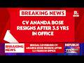 BREAKING: Bengal Governor CV Ananda Bose Resigns After 3.5 Year In Office