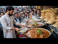 PAKISTANI STREET FOOD BREAKFAST IN RAWALPINDI | 200KG KALA KHAN NALLI NIHARI RECIPE | MORNING NASHTA