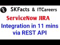 Servicenow Jira Integration in 11 mins || #servicenow #jira #servicenowIntegration #skfacts
