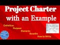 Project Charter with an Example, What is Project Charter? How to Write a Project Charter?
