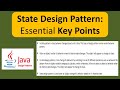 State Design Pattern: Essential Key Points