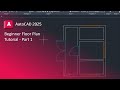 Create a Simple Floor Plan: AutoCAD 2025 - Part 1 of 2